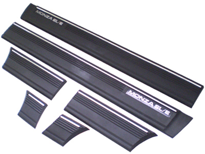 Friso Lateral Monza SLE 87/90 4P (Preto - 6 Peças)