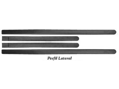 Friso lateral ecosport 03 09 preto 4 pecas