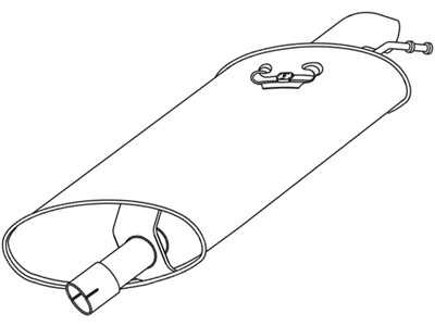 Silencioso tras saveiro 1 6 1 8 2 0 97