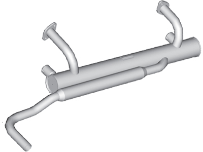 Silencioso tras kombi 1600 88 91