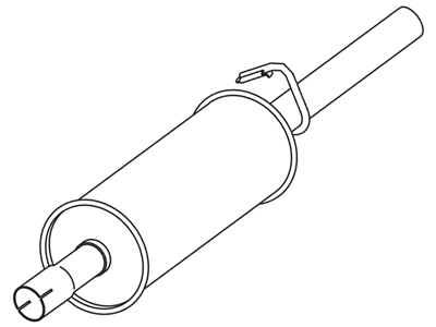 Silencioso tras chevette marajo chevy