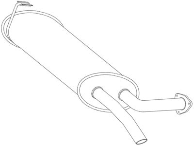 Silencioso tras kombi 1600 92 96