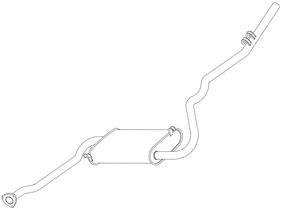 Silencioso tras voyage parati saveiro 1 6 92 94