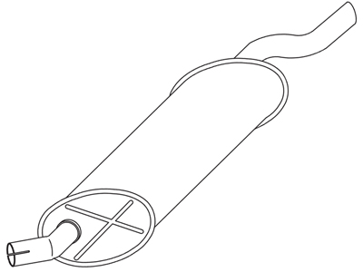 Silencioso tras corsa pick up