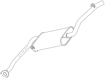 Silencioso interm santana quantum 97