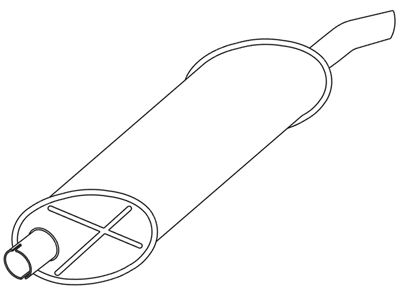 Silencioso tras kadett 97