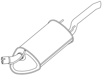 Silencioso tras corsa sedan wagon 04 e classic 05