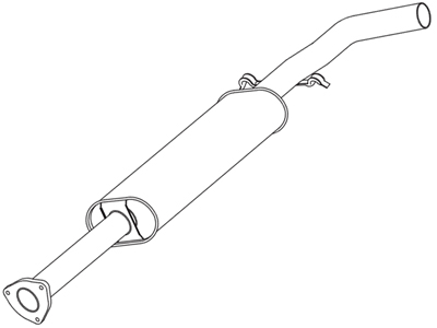 Silencioso interm gol special 98 05 38 1mm