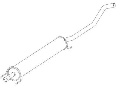 Silencioso interm corsa 1 4 06 09 e corsa 1 8 02