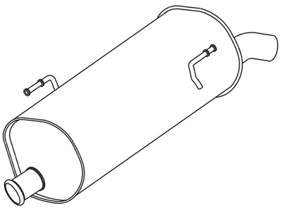 Silencioso tras peugeot 206 99 e 207 08 e hoggar 10
