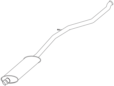 Silencioso interm peugeot 206 1 6 16v 02 08