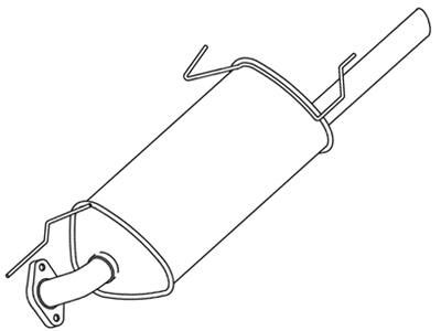 Silencioso tras astra sedan 2 0 16v 98 02 e astra sedan 03