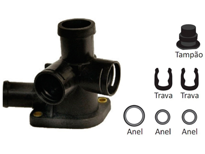 Flange Água Golf /98 e Polo Classic 00/02