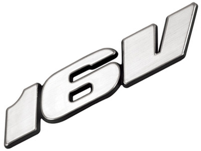 Emblema 16v 97 99 traseiro volkswagen