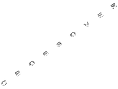 Emblema crossover mala saveiro 05