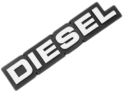 Emblema diesel pick up chevrolet