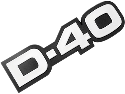 Emblema d 40 pick up