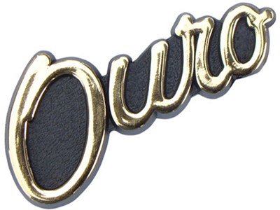 Emblema ouro 93 ford