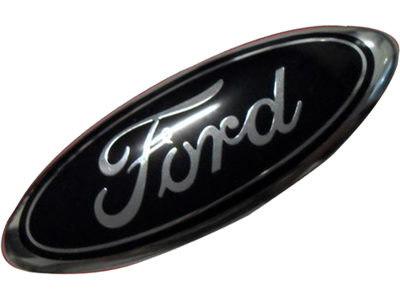 Emblema ford oval pequeno preto 93