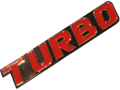 Emblema turbo vermelho pick up ford