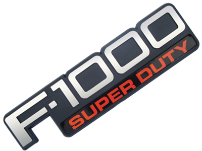 Emblema F-1000 Super Duty Pick-up
