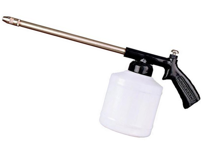 Pistola pulverizacao c caneca cano longo