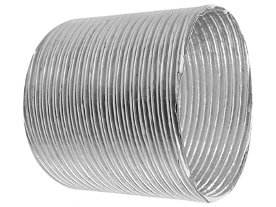 Manga Filtro Ar Aluminizada Grande (Bitola 60mm)