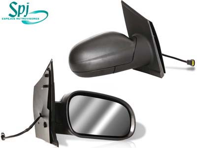 Retrovisor ext fox 03 09 ld c c eletrico preto 3 pinos