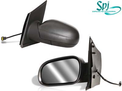 Retrovisor Ext Fox 03/09 LE c/c (Elétrico - Preto - 3 Pinos)