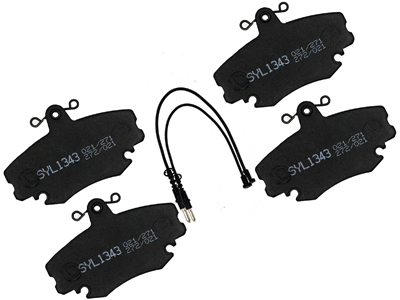 Pastilha Freio Clio 91/ e Mégane 96/ Girling C/Alarme