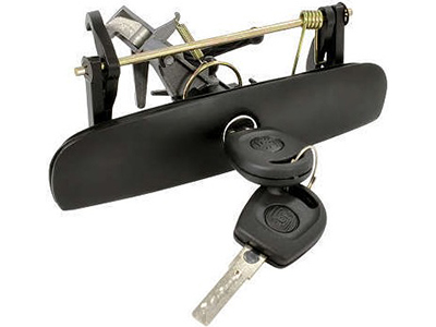 Maçaneta Tampa Traseira Golf 07/13 (C/Chave - Preta)