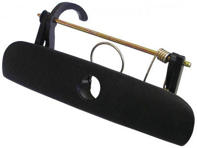 Macaneta tampa traseira golf 07 eletrica s chave preta