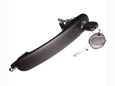 Maçaneta Ext Gol Ger III 2P Maxion (C/Chave - Preta)