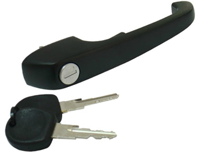 Maçaneta Ext Kombi Clipper/Caminhão VW (C/Chave - Preta)