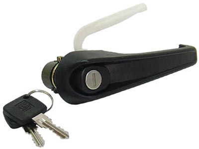 Maçaneta Ext Tempra e Tipo 96/ DD (C/Chave - Preta)