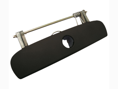 Macaneta tampa traseira polo hatch 02 s chave preta