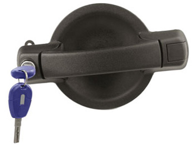 Macaneta tampa traseira doblo 02 c chave preta