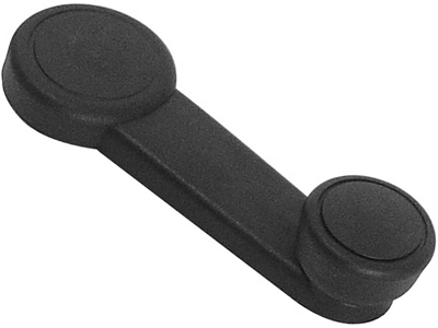 Manivela Vidro Fiesta/KA e Ecosport 03/ Preta (Metal)