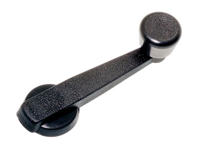 Manivela Vidro Fiat 147 Preta (Metal)