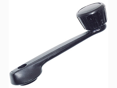 Manivela Vidro Caminhão VW Preta (Metal)