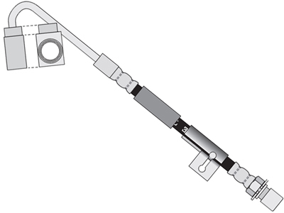 Flex Freio D A/C/D-20 89/92 Direito (625mm)