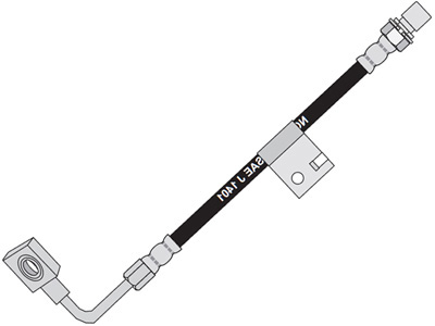 Flex freio d s 10 blazer 4x2 95 direito 585mm