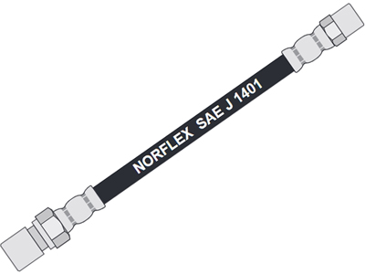 Flex Freio T Gol /94 e Santana e Passat 79/ (241mm)