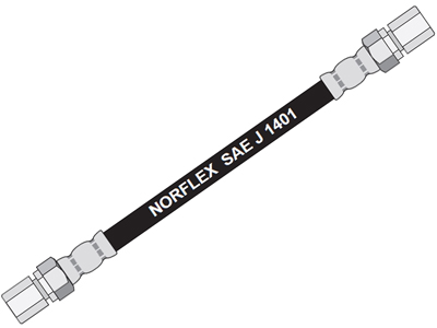 Flex Freio T Fiat 147/Panorama/Oggi/Fiorino /88 (257mm)