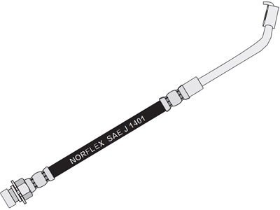 Flex Freio D F-1000 93/95 Esquerdo (525mm)