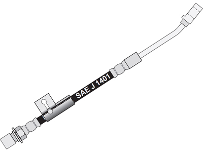 Flex Freio D Silverado 98/ Esquerdo (590mm)