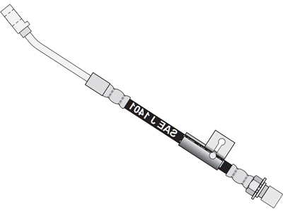 Flex Freio D Silverado 98/ Direito (595mm)
