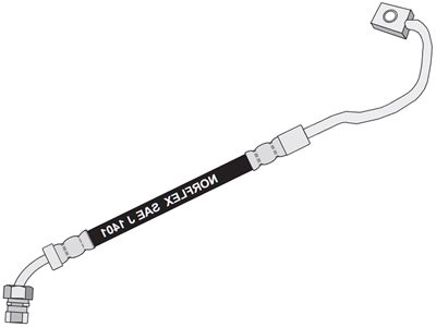 Flex freio d f 4000 mwm direito 660mm