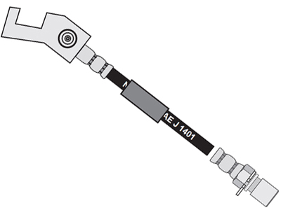 Flex freio t f 250 350 99 515mm