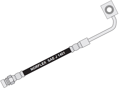 Flex freio t f 4000 93 98 cummins 268mm